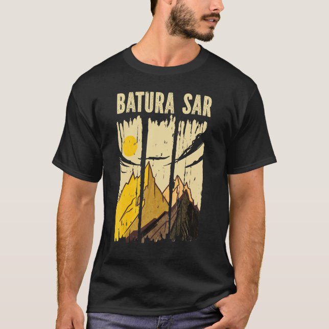 Batura Sar Mountain Peak Summit Climber T-Shirt (Front)