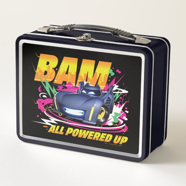 Batwheels™ Bam - All Powered Up Metal Lunch Box (Front)
