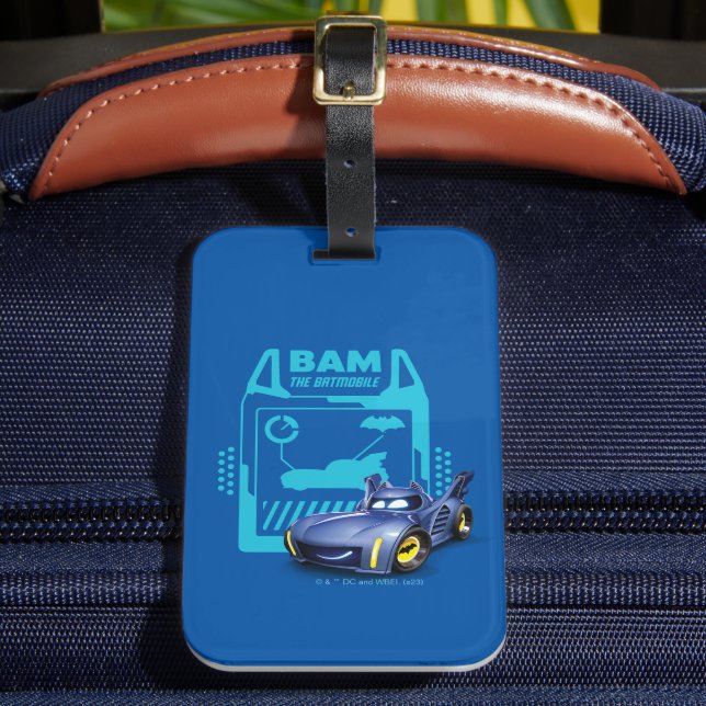 Batwheels™ Bam - The Batmobile Luggage Tag (Front Insitu 2)