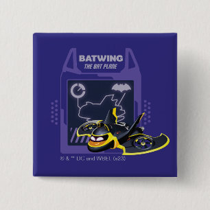 Batwheels™ Batwing - The Bat Plane 2 Inch Square Button