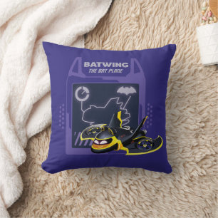 Batwheels™ Batwing - The Bat Plane Throw Pillow