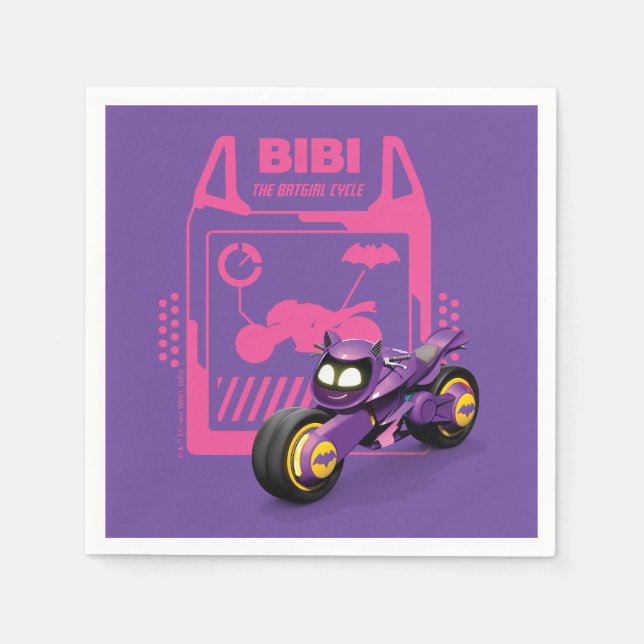 Batwheels™ Bibi - The Batgirl Cycle Napkin (Front)