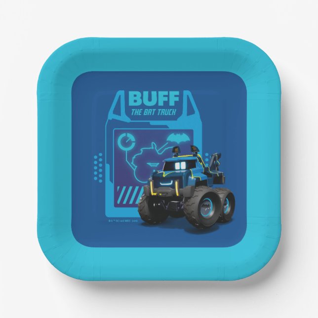 Batwheels™ Buff - The Bat Truck Paper Plate (Front)