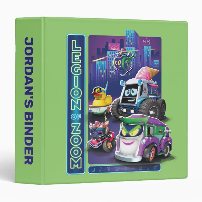 Batwheels™ - Legion of Zoom Binder (Front/Spine)