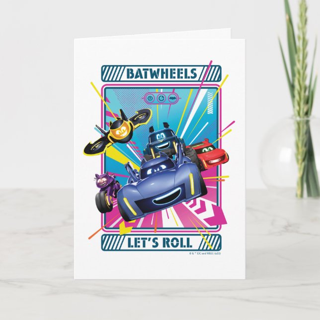 Batwheels™ - Let's Roll Card (Front)