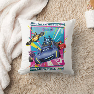 Batwheels™ - Let's Roll Throw Pillow