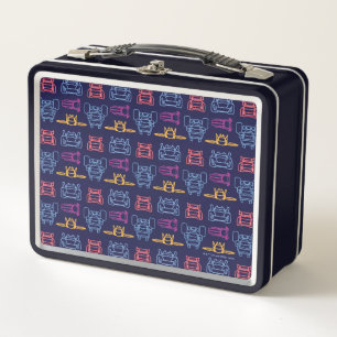 Batwheels™ Neon Outline Pattern Metal Lunch Box