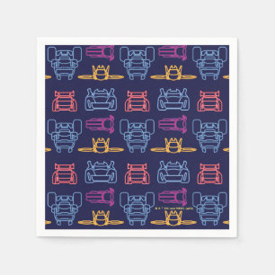 Batwheels™ Neon Outline Pattern Napkin