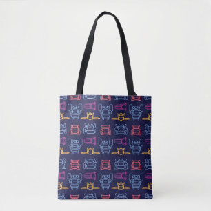Batwheels™ Neon Outline Pattern Tote Bag