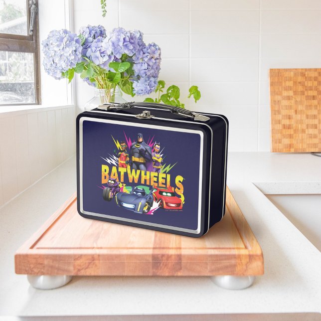 Batwheels™ Superhero Team Metal Lunch Box (Lunchbox on counter)