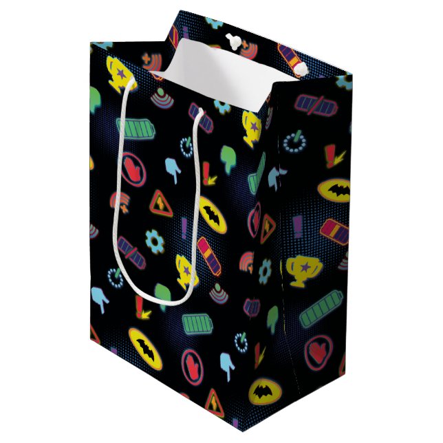 Batwheels™ Vehicle Icon Pattern Medium Gift Bag (Front Angled)