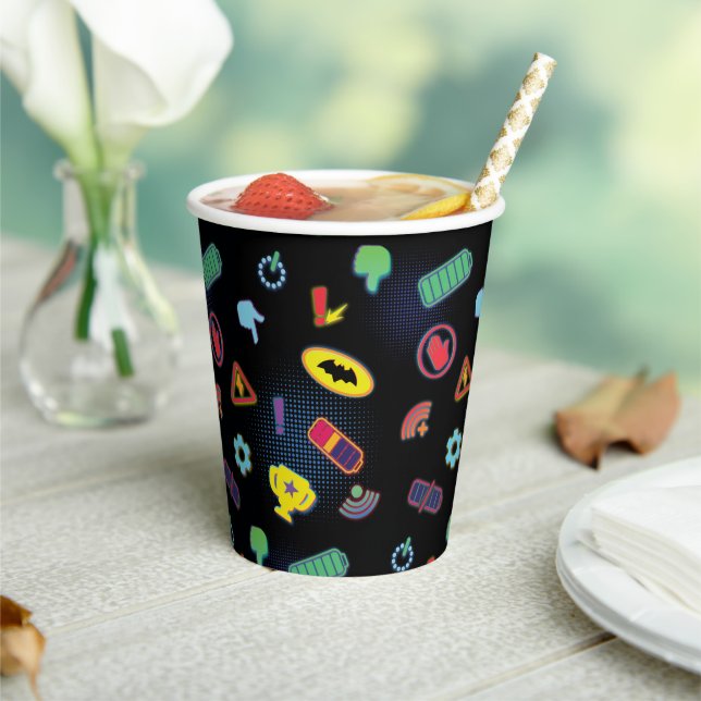 Batwheels™ Vehicle Icon Pattern Paper Cups (Insitu)