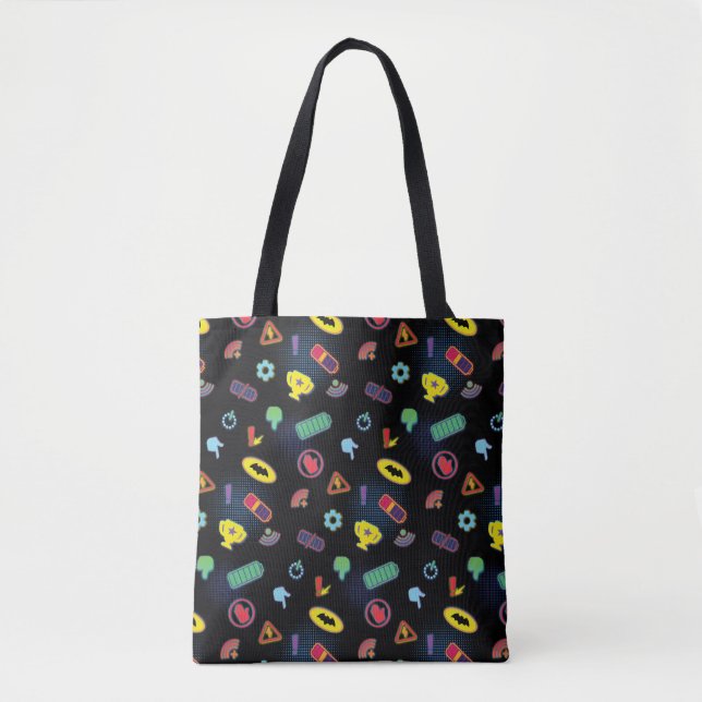 Batwheels™ Vehicle Icon Pattern Tote Bag (Front)