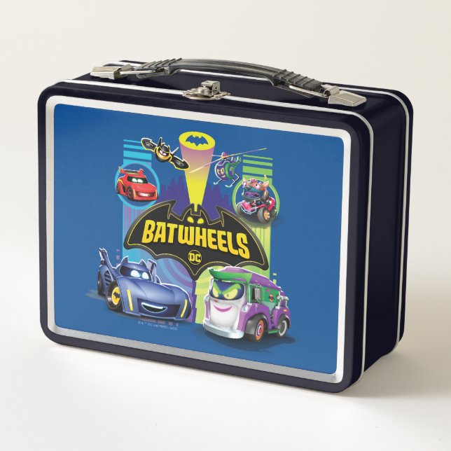 Batwheels™ Vs Legion of Zoom Metal Lunch Box (Front)