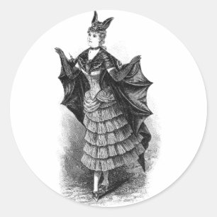 Batwoman 1899 classic round sticker