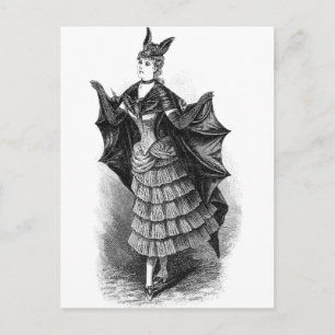 Batwoman 1899 postcard