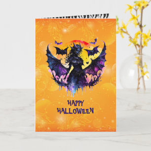 Batwoman Happt Halloween Card
