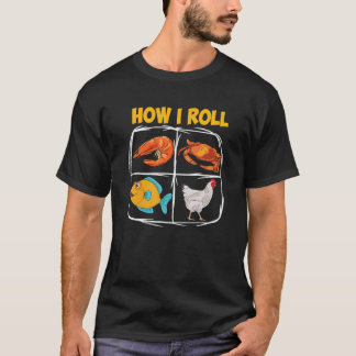 Bau Cua Tom Cua I Funny Asian Vietnamese Food Dice T-Shirt