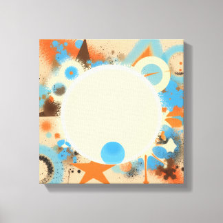 Bau-Haus style canvas print