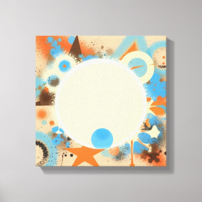 Bau-Haus style canvas print  (Front)
