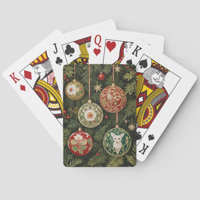 Bauble Brilliance Playing Cards (Back)