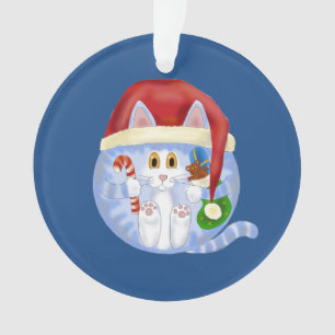 Bauble Cat Christmas Ornament