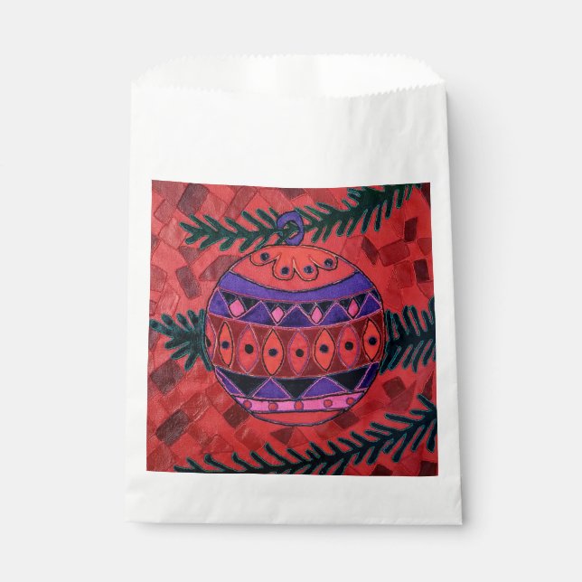 Bauble Favour Bag (Front)