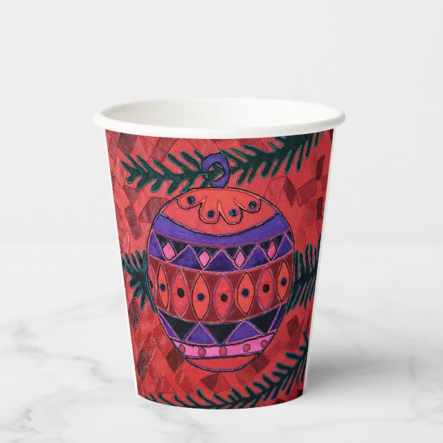 Bauble Paper Cups (Front)