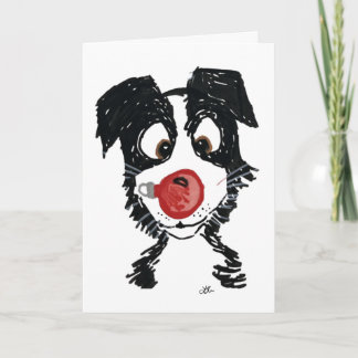 Bauble Pup Christmas Card