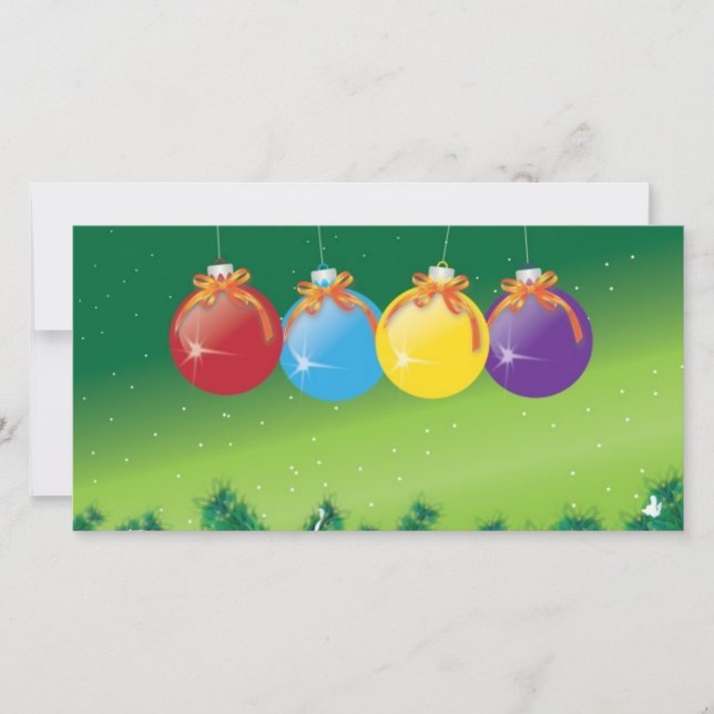 baubles holiday card (Front)