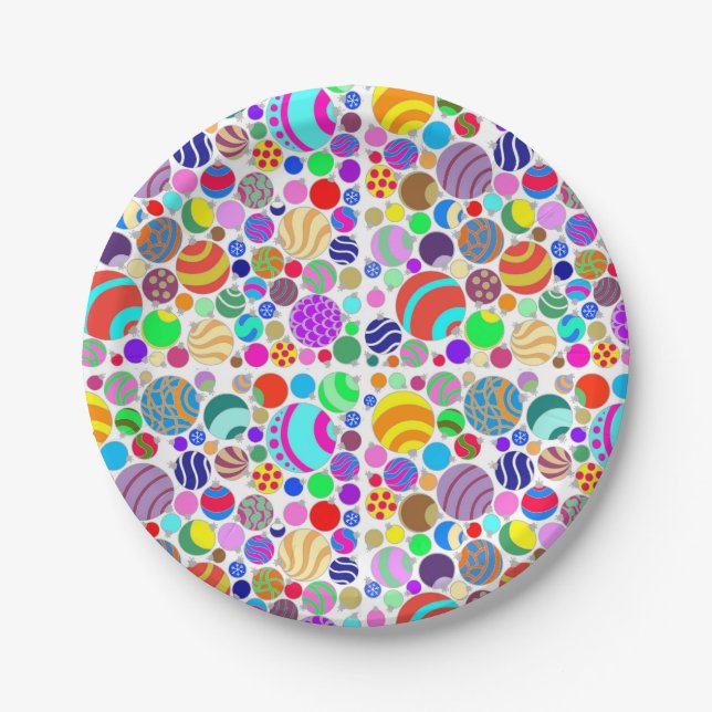 Baubles Paper Plate (Front)
