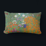 Bauerngarten - Gustav Klimt Lumbar Pillow<br><div class="desc">Bauerngarten - Gustav Klimt</div>