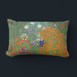 Bauerngarten - Gustav Klimt Lumbar Pillow<br><div class="desc">Bauerngarten - Gustav Klimt</div>