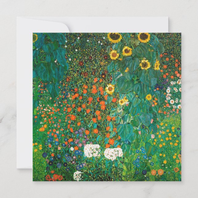 Bauerngarten mit Sonnenblumen by Gustav Klimt 1906 (Front)