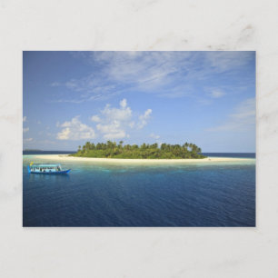 Baughagello Island, South Huvadhoo Atoll, Postcard