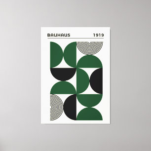 Bauhaus 1919 Geometric Circles Print, home decor