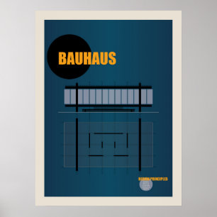 Bauhaus 1923   Poster Retro Design
