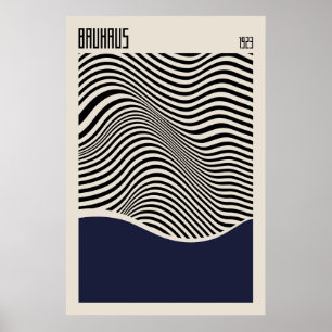 Bauhaus 1923    Retro Design Poster