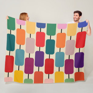 Bauhaus Abacus  Fleece Blanket