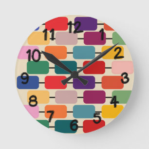 Bauhaus Abacus   Round Clock