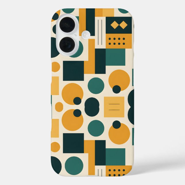 Bauhaus Abstract pattern Case-Mate iPhone Case (Back)