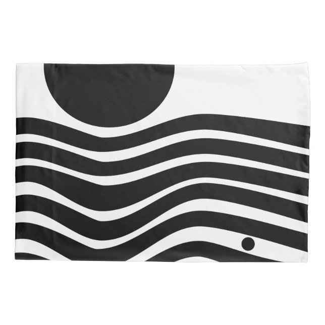 Bauhaus Abstract Pillowcase (Back)