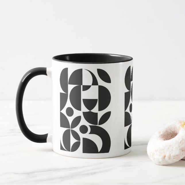 Bauhaus Art 4 Mug (With Donut)