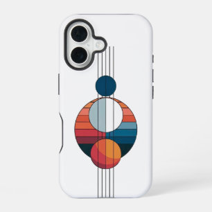 Bauhaus Art in five lines and spheres iPhone 16 Case