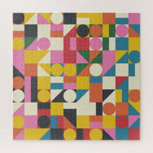 Bauhaus artwork: abstract geometric composition jigsaw puzzle