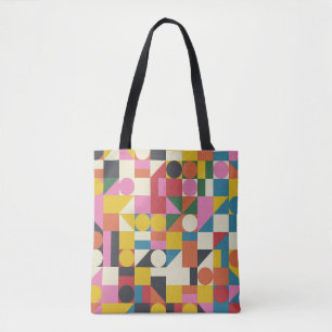 Bauhaus artwork: abstract geometric composition tote bag