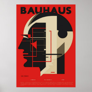 bauhaus, bauhaus design, modern design, geometric poster