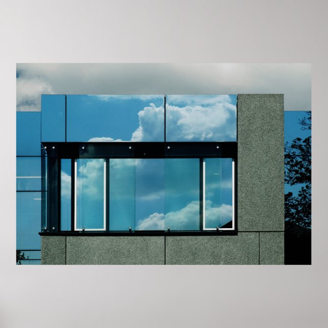 Bauhaus Blue Poster (Front)