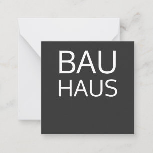 Bauhaus Card