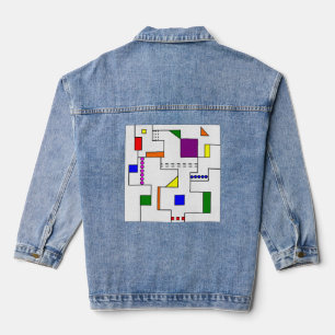 Bauhaus Circuits  Denim Jacket